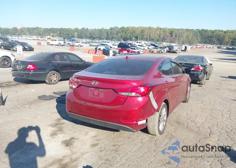 2014 Hyundai Elantra Se из США, поврежденный, VIN 5NPDH4AE4EH543907